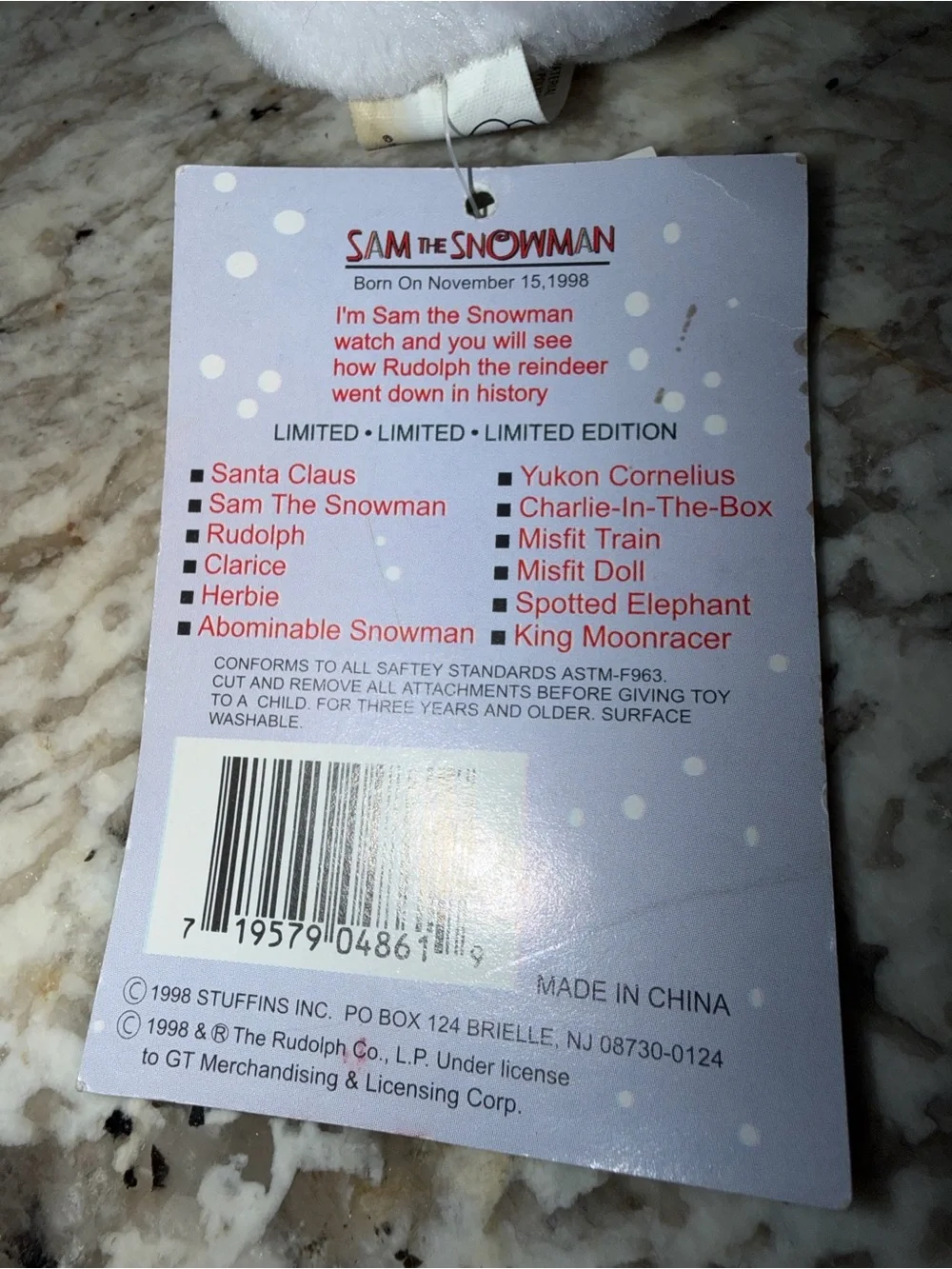 CVS Stuffins Sam The Snowman Rudolph Island of Misfit Toys 7